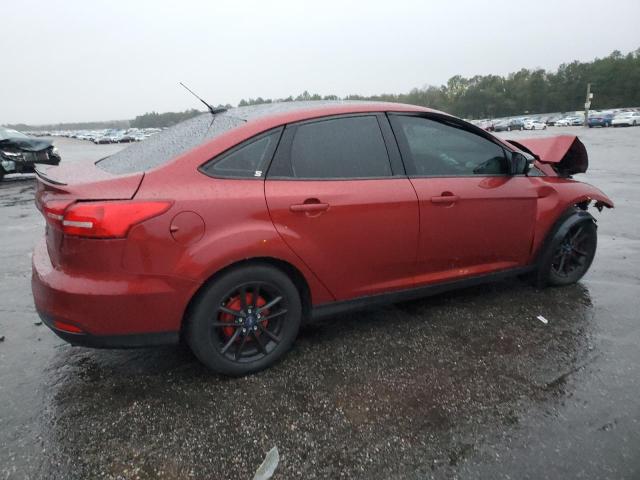 1FADP3F27GL398734 - 2016 FORD FOCUS SE MAROON photo 3