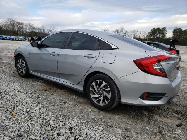 19XFC2F71HE082115 - 2017 HONDA CIVIC EX SILVER photo 2