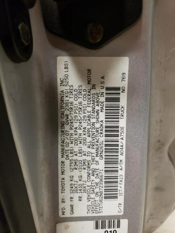 5TETU62N87Z396671 - 2007 TOYOTA TACOMA PRERUNNER ACCESS CAB SILVER photo 12