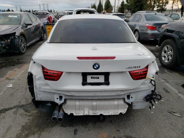 WBA3V7C5XF5A24333 - 2015 BMW 428 I SULEV WHITE photo 6