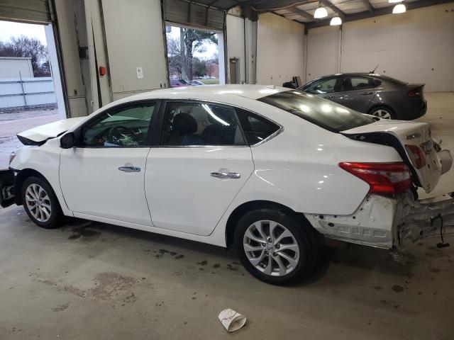 3N1AB7AP4KY280956 - 2019 NISSAN SENTRA S WHITE photo 2