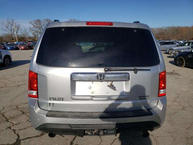 5FNYF4H96DB014844 - 2013 HONDA PILOT TOURING SILVER photo 6