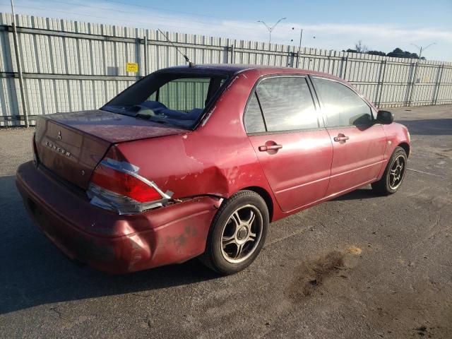 JA3AJ26E63U075250 - 2003 MITSUBISHI LANCER ES RED photo 3