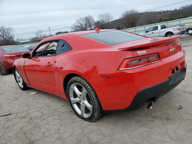 2G1FD1E36F9164576 - 2015 CHEVROLET CAMARO LT RED photo 2