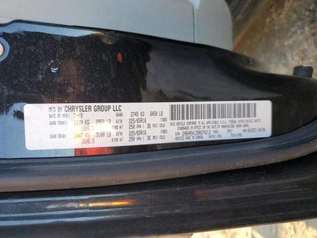 2A8HR54139R674213 - 2009 CHRYSLER TOWN & COU TOURING შავი ფოტო 13