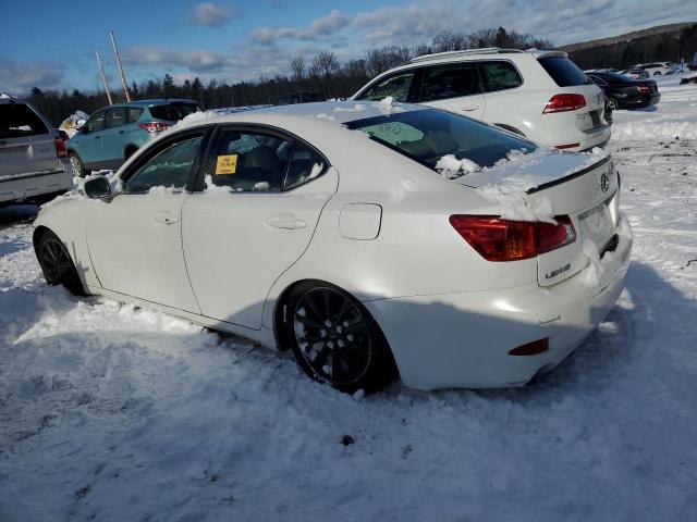 JTHCK262595034994 - 2009 LEXUS IS 250 WHITE photo 2