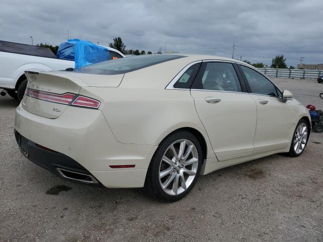 3LN6L2LU4GR626992 - 2016 LINCOLN MKZ HYBRID BEIGE photo 3