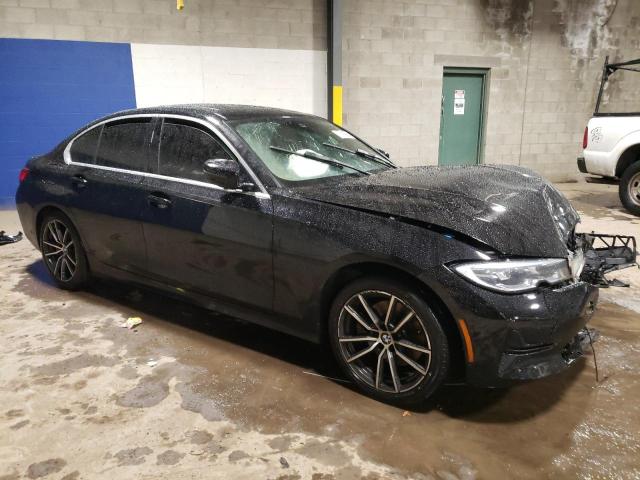 3MW5R7J08M8B94255 - 2021 BMW 330XI BLACK photo 4