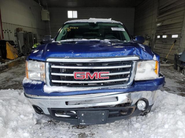 1GTR2WE7XDZ237302 - 2013 GMC SIERRA K1500 SLT BLUE photo 5