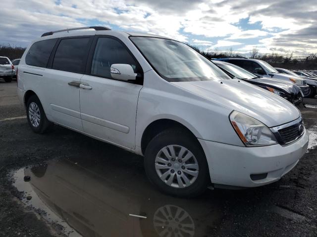 KNDMG4C76C6428802 - 2012 KIA SEDONA LX WHITE photo 4