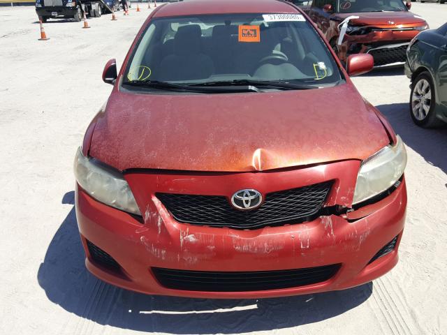 JTDBL40E999045465 - 2009 TOYOTA COROLLA BASE  photo 9