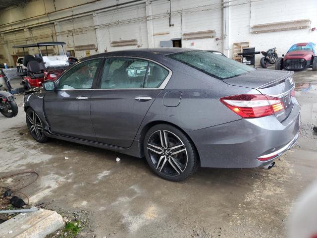 1HGCR2F58GA154379 - 2016 HONDA ACCORD SPORT CHARCOAL photo 2