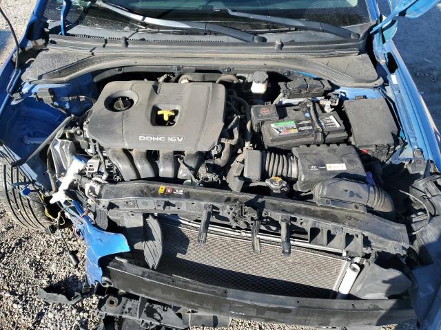 KMHD84LF7HU167845 - 2017 HYUNDAI ELANTRA SE BLUE photo 11