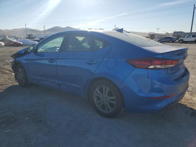 KMHD84LF7HU167845 - 2017 HYUNDAI ELANTRA SE BLUE photo 2