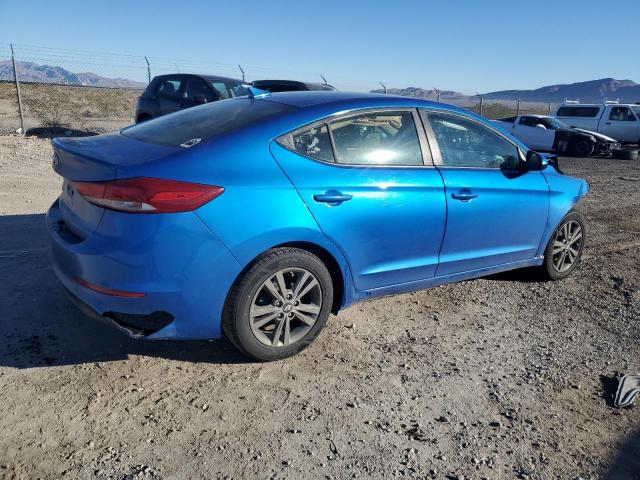 KMHD84LF7HU167845 - 2017 HYUNDAI ELANTRA SE BLUE photo 3