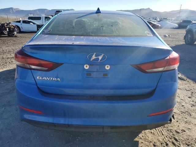 KMHD84LF7HU167845 - 2017 HYUNDAI ELANTRA SE BLUE photo 6