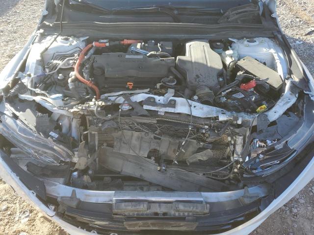 1HGCV3F47KA004510 - 2019 HONDA ACCORD HYBRID EX WHITE photo 11