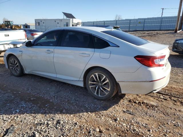 1HGCV3F47KA004510 - 2019 HONDA ACCORD HYBRID EX WHITE photo 2