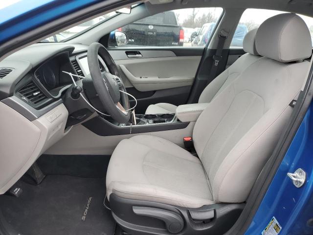 5NPE24AF0JH694574 - 2018 HYUNDAI SONATA SE BLUE photo 7