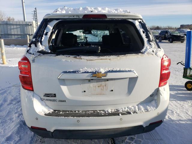 2GNFLFEK5H6114990 - 2017 CHEVROLET EQUINOX LT WHITE photo 6