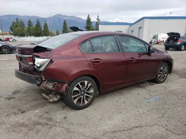 19XFB2F80DE252082 - 2013 HONDA CIVIC EX BURGUNDY photo 3