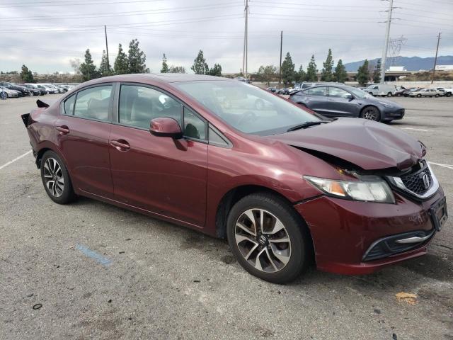 19XFB2F80DE252082 - 2013 HONDA CIVIC EX BURGUNDY photo 4