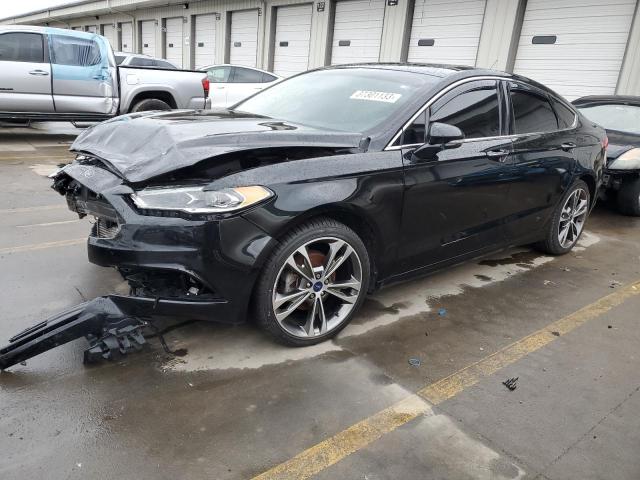 3FA6P0K95HR372890 - 2017 FORD FUSION TITANIUM BLACK photo 1