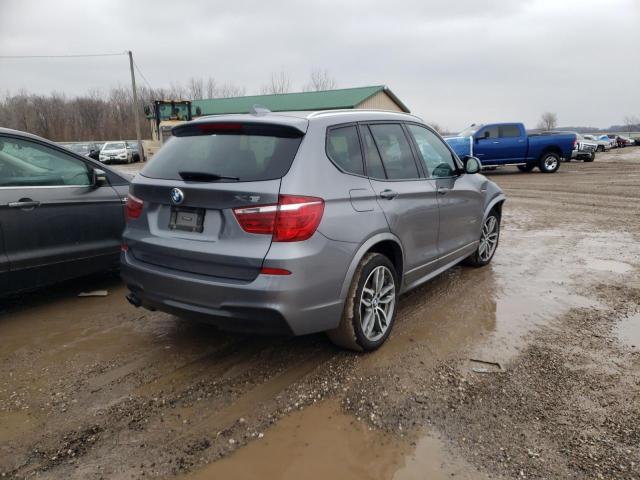 5UXWX9C56H0T08639 - 2017 BMW X3 XDRIVE28I GRAY photo 3