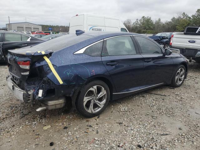 1HGCV1F57JA025904 - 2018 HONDA ACCORD EXL BLUE photo 3