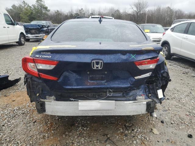 1HGCV1F57JA025904 - 2018 HONDA ACCORD EXL BLUE photo 6