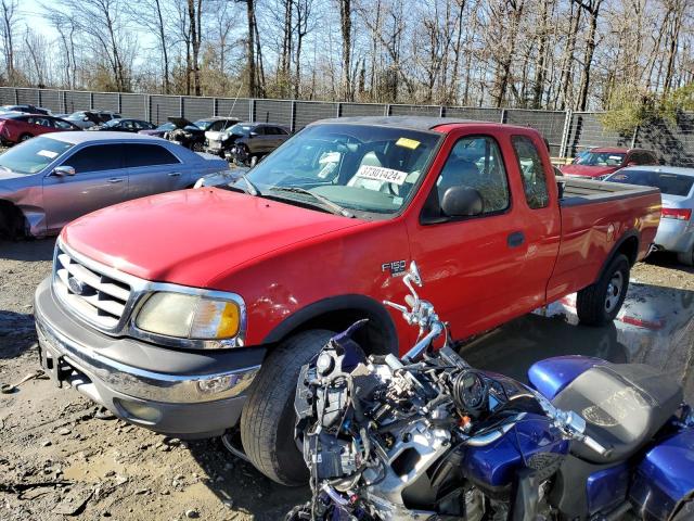 1FTRX18L22NA49620 - 2002 FORD F 150 RED photo 1