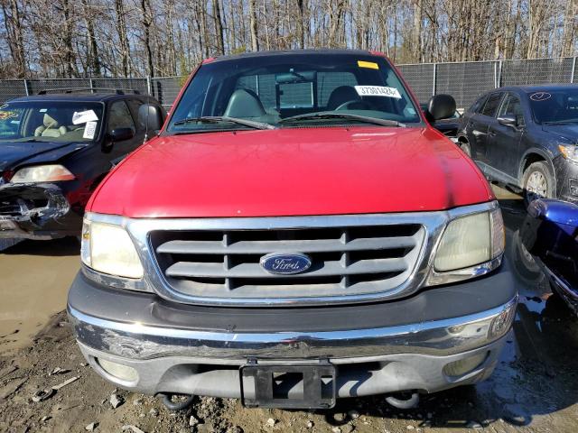 1FTRX18L22NA49620 - 2002 FORD F 150 RED photo 5