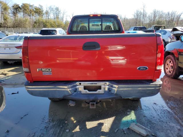 1FTRX18L22NA49620 - 2002 FORD F 150 RED photo 6