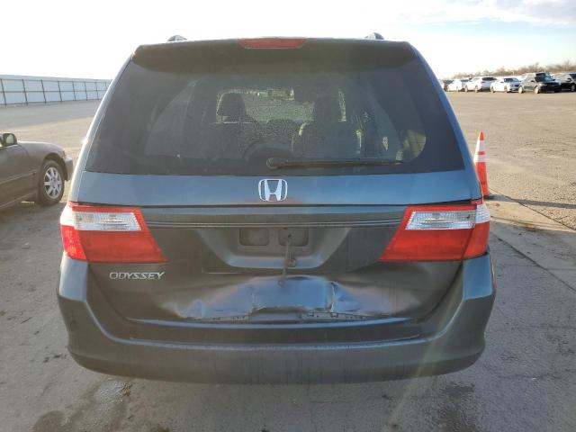 5FNRL38406B452631 - 2006 HONDA ODYSSEY EX GRAY photo 6