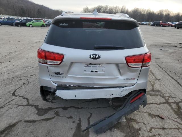 5XYPHDA16JG348743 - 2018 KIA SORENTO EX SILVER photo 6