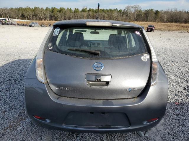 1N4AZ0CP1EC340451 - 2014 NISSAN LEAF S GRAY photo 6