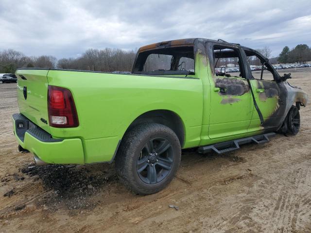 1C6RR7MT6HS793600 - 2017 RAM 1500 SPORT GREEN photo 3