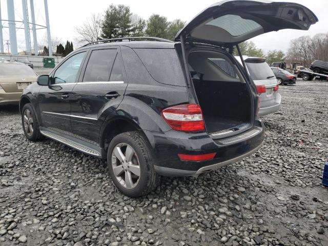 4JGBB8GB9AA617056 - 2010 MERCEDES-BENZ ML 350 4MATIC BLACK photo 2