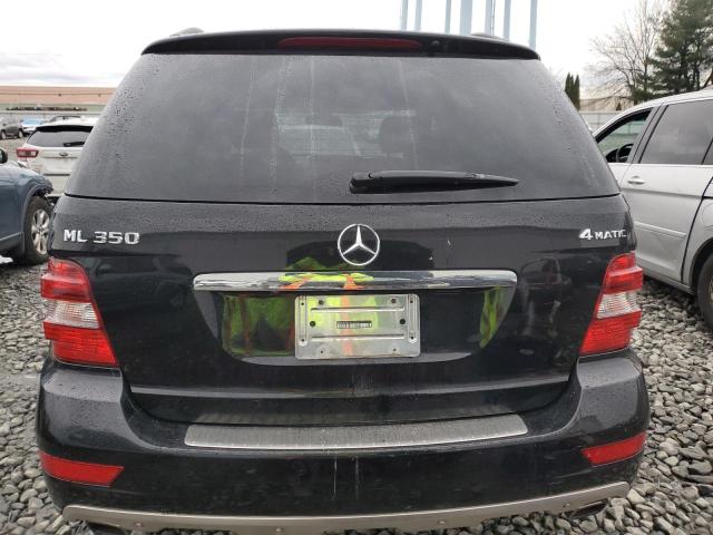 4JGBB8GB9AA617056 - 2010 MERCEDES-BENZ ML 350 4MATIC BLACK photo 6