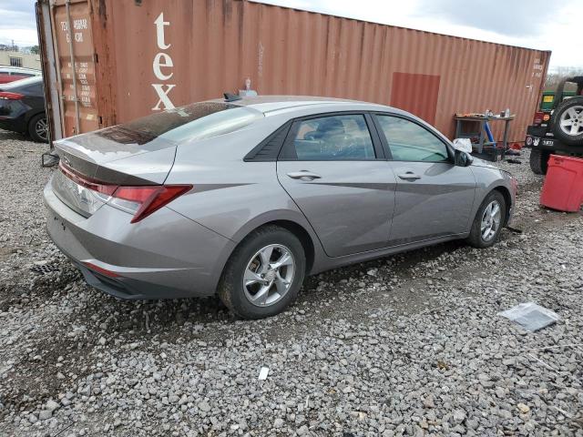 KMHLL4AG0MU199262 - 2021 HYUNDAI ELANTRA SE GRAY photo 3