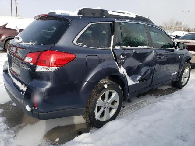 4S4BRCAC4E3271671 - 2014 SUBARU OUTBACK 2.5I GRAY photo 3