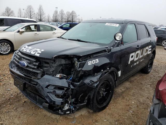 1FM5K8AR8JGA92040 - 2018 FORD EXPLORER POLICE INTERCEPTOR Noir photo 1