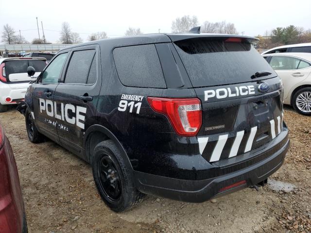 1FM5K8AR8JGA92040 - 2018 FORD EXPLORER POLICE INTERCEPTOR Noir photo 2