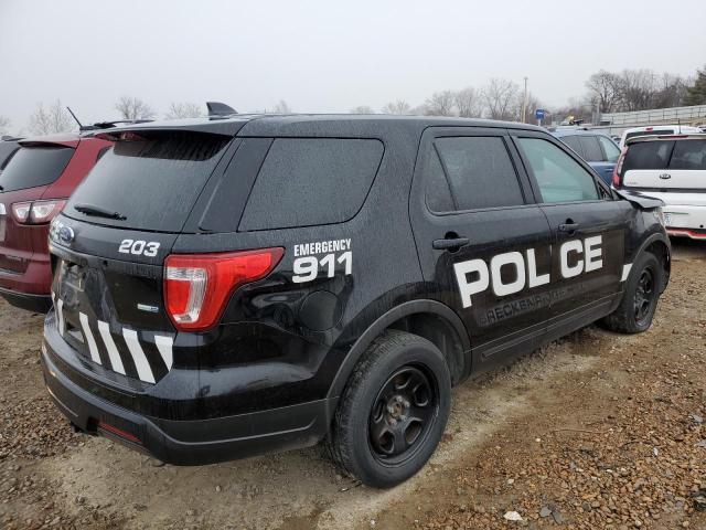 1FM5K8AR8JGA92040 - 2018 FORD EXPLORER POLICE INTERCEPTOR Noir photo 3