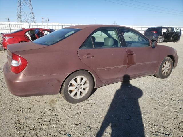 4T1BF30K52U001999 - 2002 TOYOTA CAMRY LE MAROON photo 3