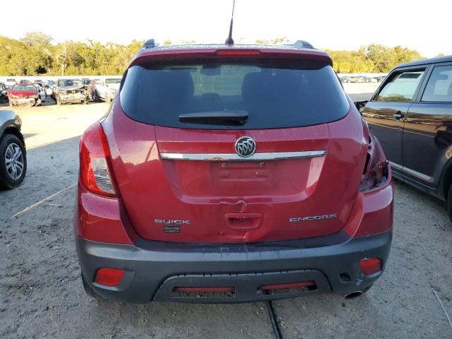 KL4CJASB6EB611977 - 2014 BUICK ENCORE RED photo 6