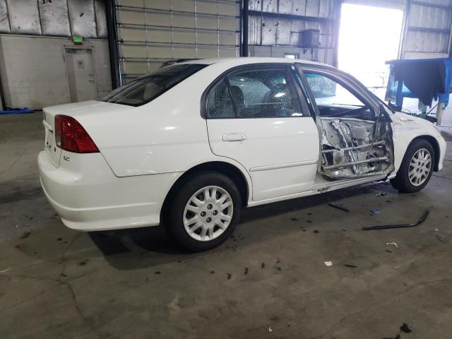 2HGES16565H534195 - 2005 HONDA CIVIC LX WHITE photo 3