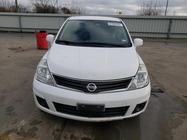 3N1BC1CP0CK804331 - 2012 NISSAN VERSA S WHITE photo 5