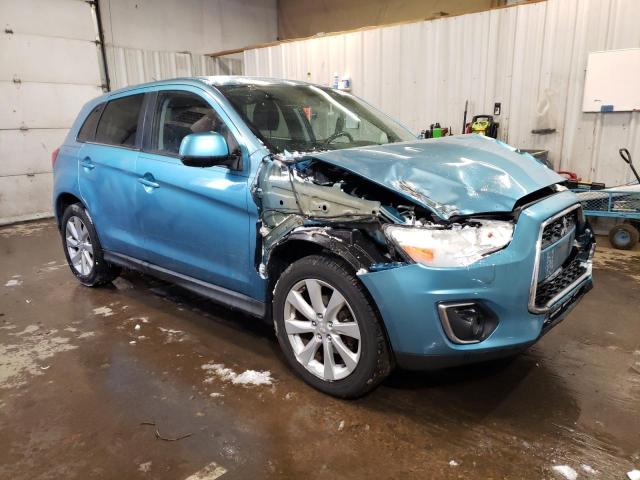 4A4AP3AU4DE020840 - 2013 MITSUBISHI OUTLANDER ES BLUE photo 4