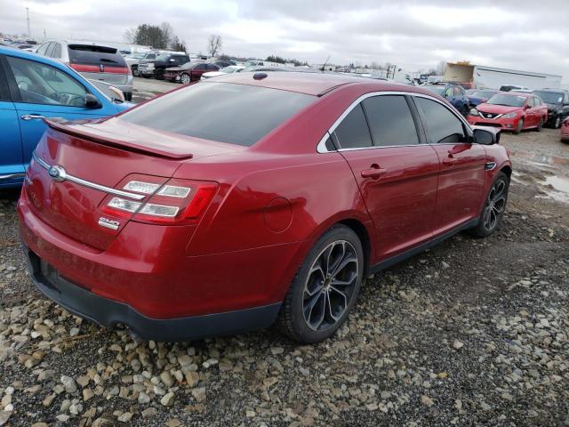 1FAHP2KT6FG167129 - 2015 FORD TAURUS SHO RED photo 3